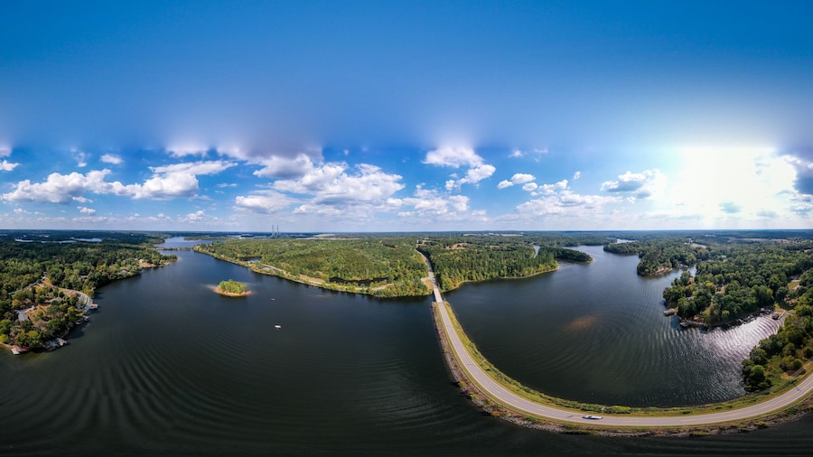 Above Hyco Lake