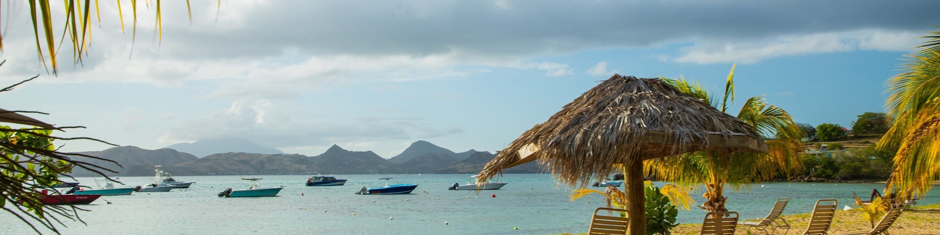 Oualie Beach showing tropical scenes and general coastal views