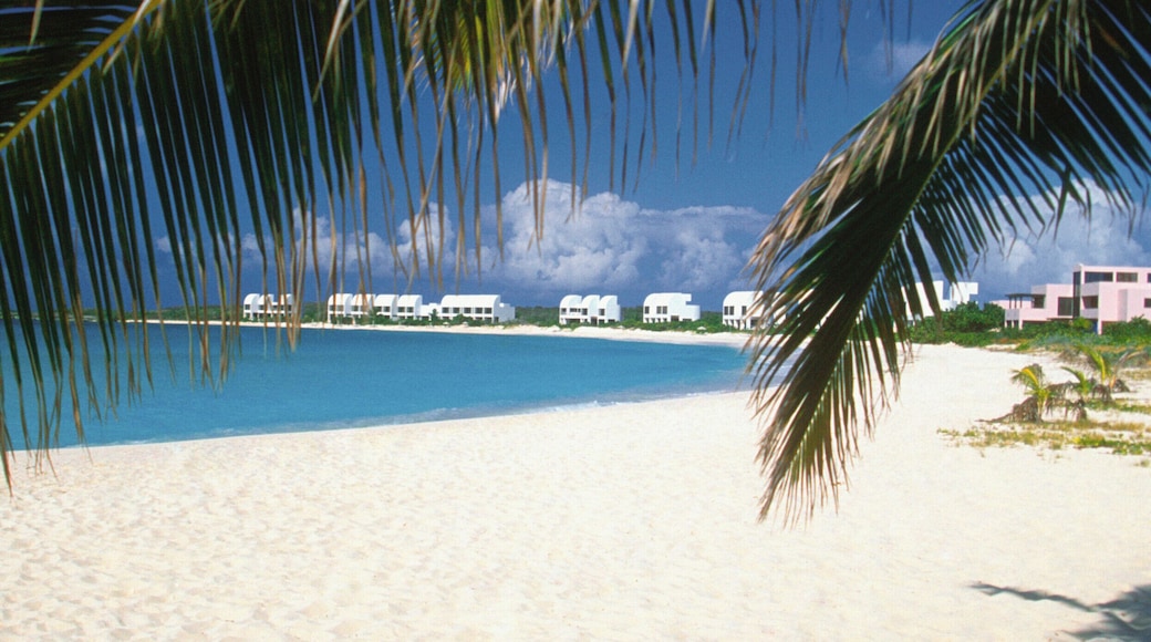 View of resort on West Shoal Bay, Anguilla, Caribbean