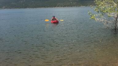 Carter Lake is a great place for camping, fishing, and just plain fun on the water #waterlust