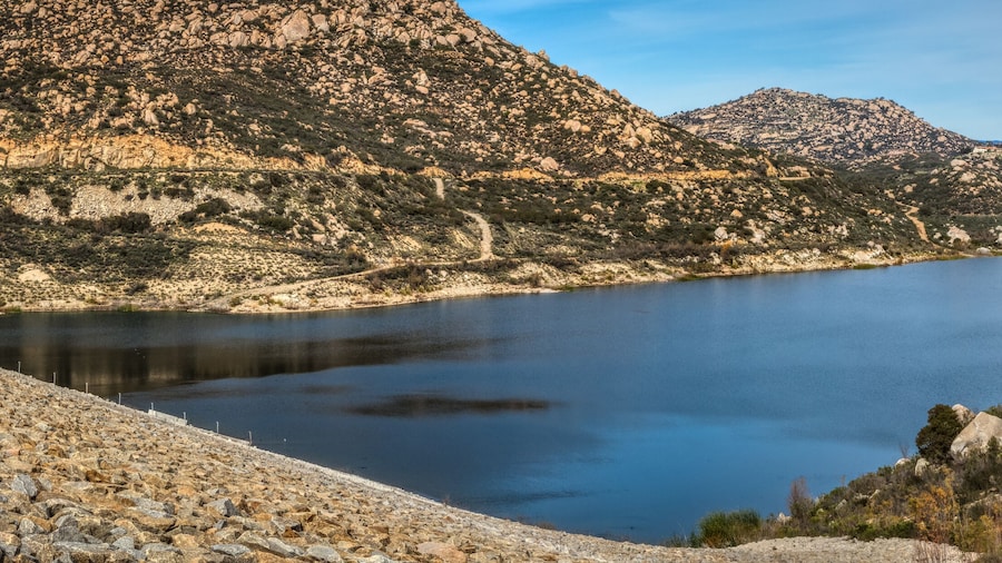 Beautiful Lake Ramona Panorama