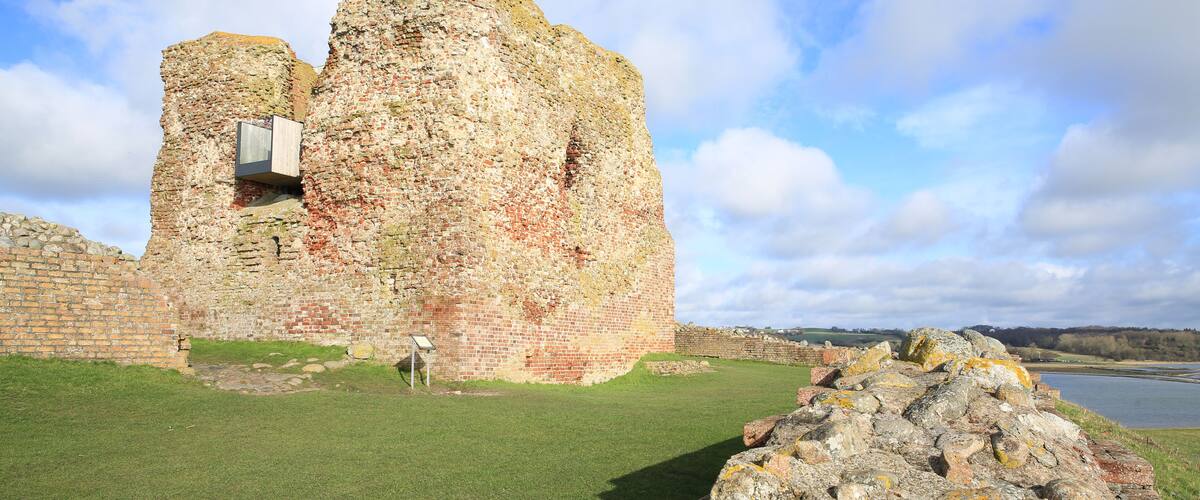 The historic Kalø Castle in Mols Bjerge National Park, Djursland, Denmark
