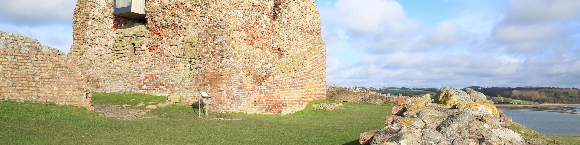 The historic Kalø Castle in Mols Bjerge National Park, Djursland, Denmark