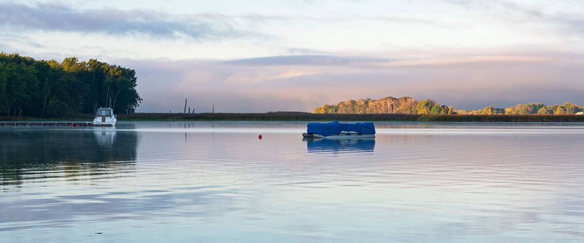 saint albans bay daybreak on lake champlain