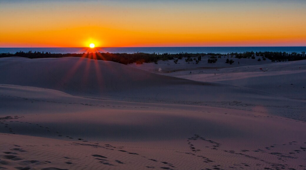 Sunset at Silver Lake Sand Dunes, Michigan