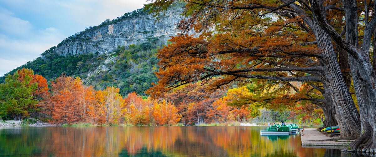 Wonderful Fall Color Garner State Park