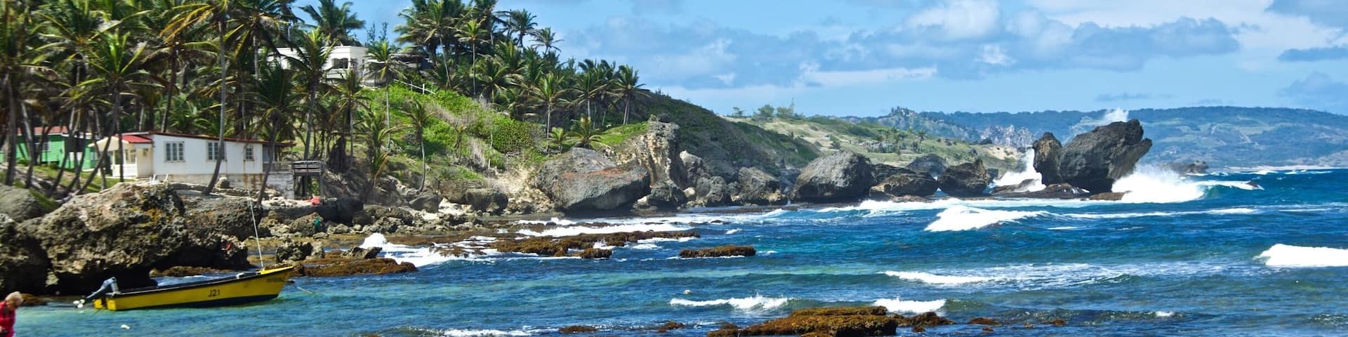 Visit the Bay Tavern at Martins Bay on the east coast or a great Bajan lunch. Sea cat, red snapper, stewed chicken or pork. Sit on the benches by the water and this will be your view