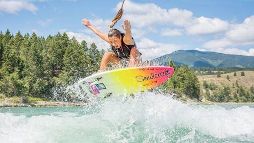 The best Wake surfers in Canada tear it up on Lake Koocanusa #Adventure
