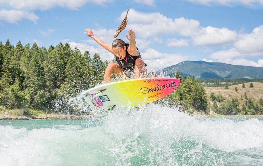 The best Wake surfers in Canada tear it up on Lake Koocanusa #Adventure