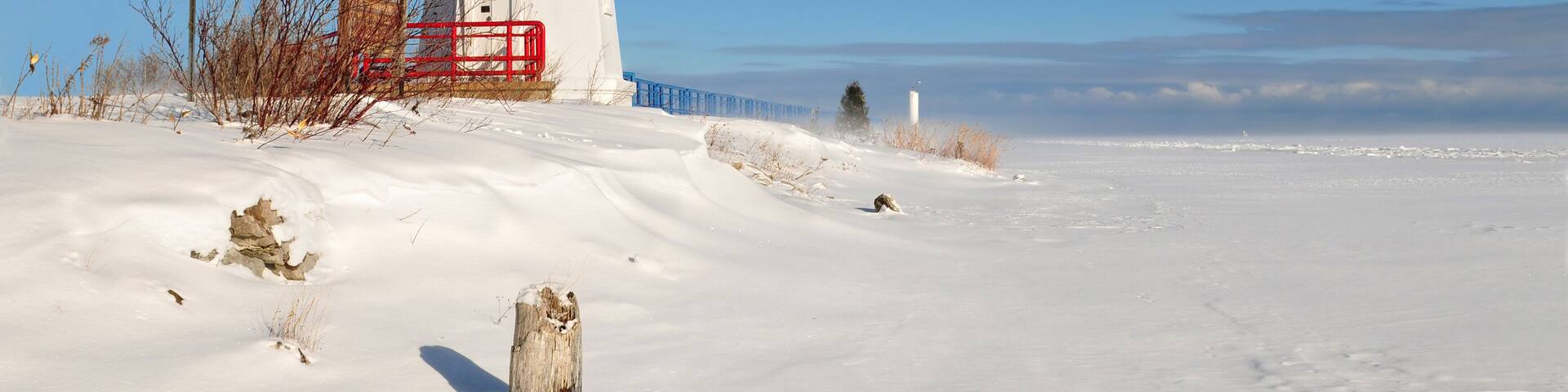 Cheboygan Crib Light is a light that marks the west pier head of the mouth of the Cheboygan River into Lake Huron in Cheboygan, Michigan, USA