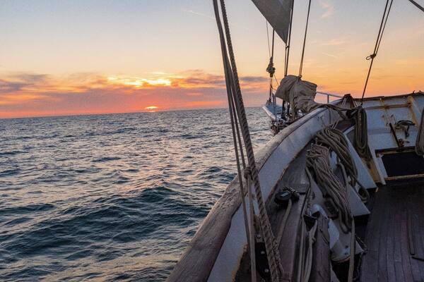 Sunrise heading to Jersey