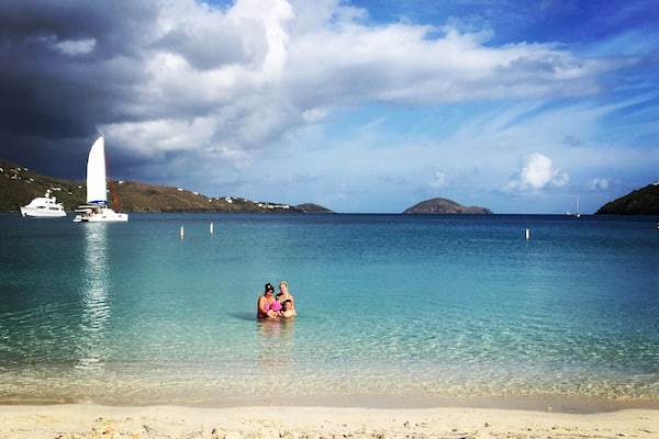 The water was so clear here, my youngest kept calling it a swimming pool!
