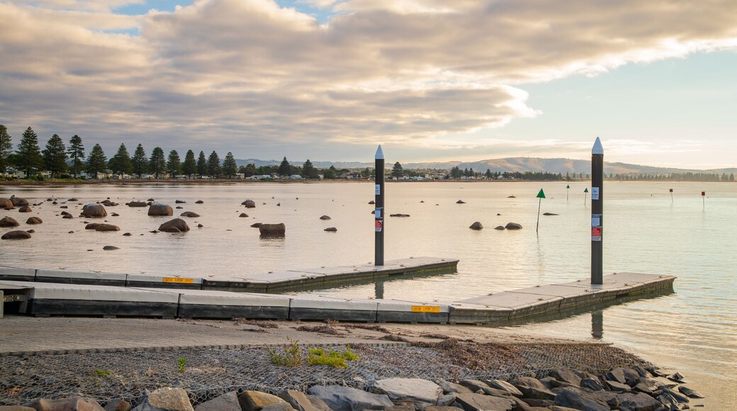 Encounter Bay featuring a sunset and general coastal views