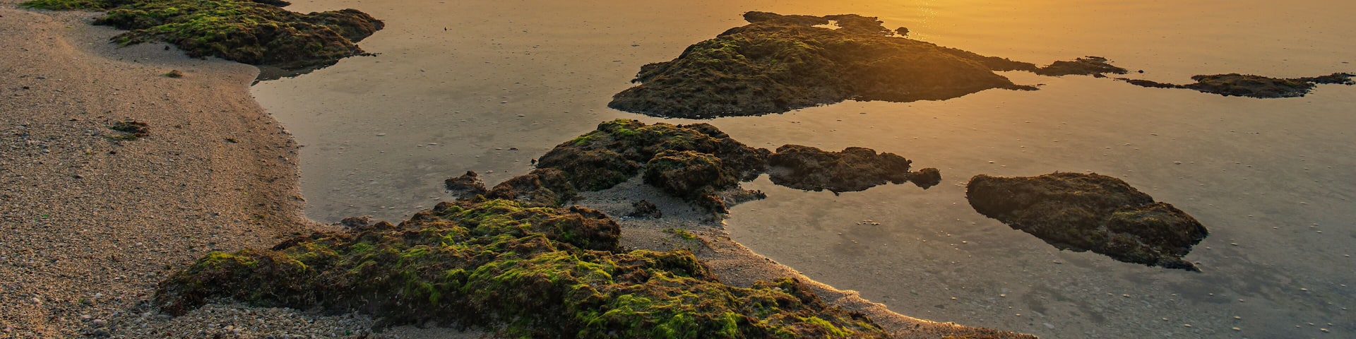 Sunset of Little Liuqiu Island, Lambai Island, Pingtung, Taiwan