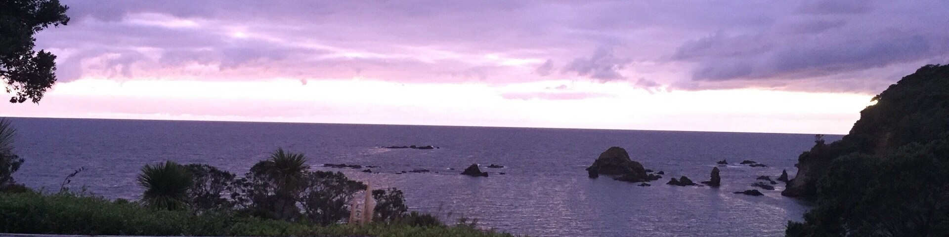 Awesome little beach on the way to Russel