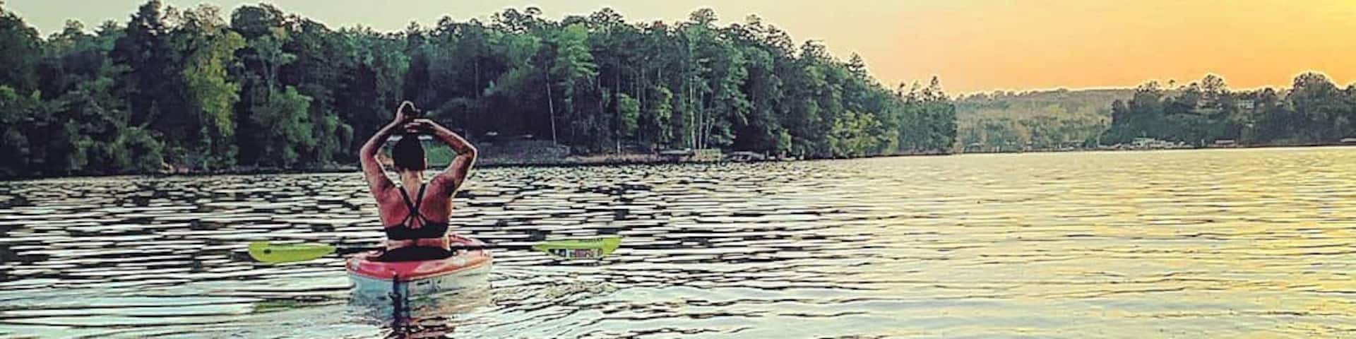 Nice spot for kayaking, especially as the sun is going down.