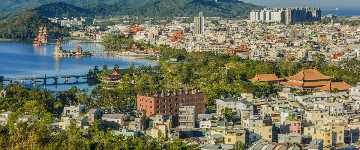 Panoramic View of Shoushan National Nature Park with Lotus Pond and Zuoying City on the Peak of Banpingshan, Kaohaiung, Taiwan, Shutterstock ID 770757292, SF SSA Case with Manager Approval: Case 07151