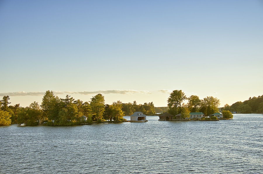 Vintage view of Thousand Islands, Canada; Shutterstock ID 681729853; Purchase Order: -