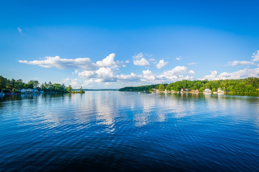 View of Winnisquam Lake, in Laconia, New Hampshire.; Shutterstock ID 448987444; Purchase Order: -