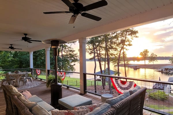 Lake views from the porch