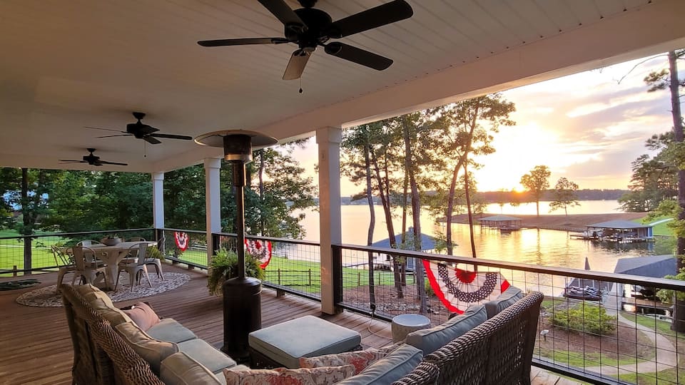 Lake views from the porch