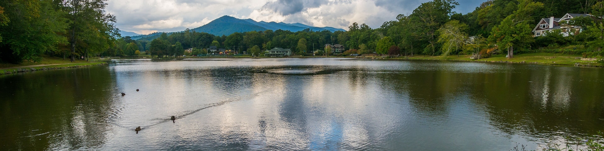 Lake Tomahawk, in Black Mountain, North Carolina.