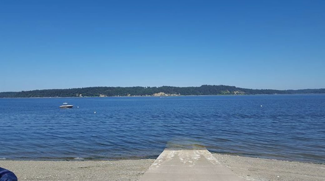 An tiny island in the PNW with a bridge is an awesome find!