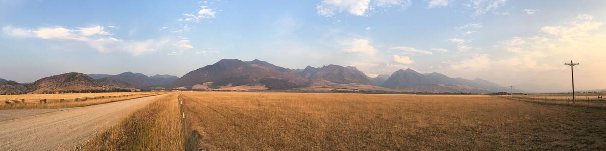 Dirt road in Montana