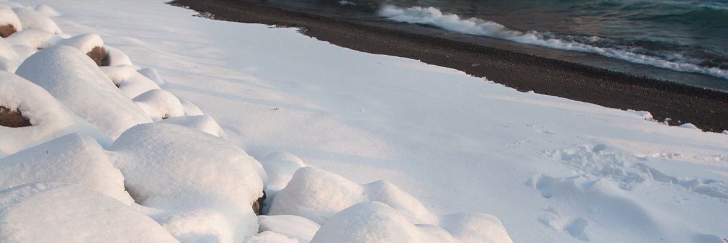 Rubicon Bay in the winter. #troveon