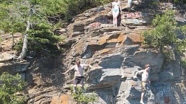 Cliff jumping. I only did it once.