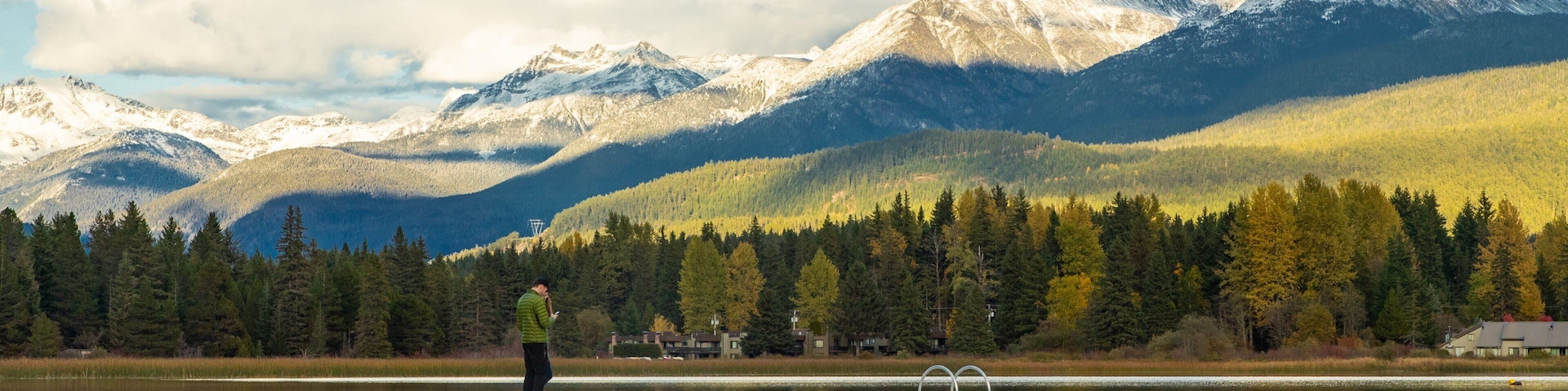 Alta Lake featuring mountains and a lake or waterhole