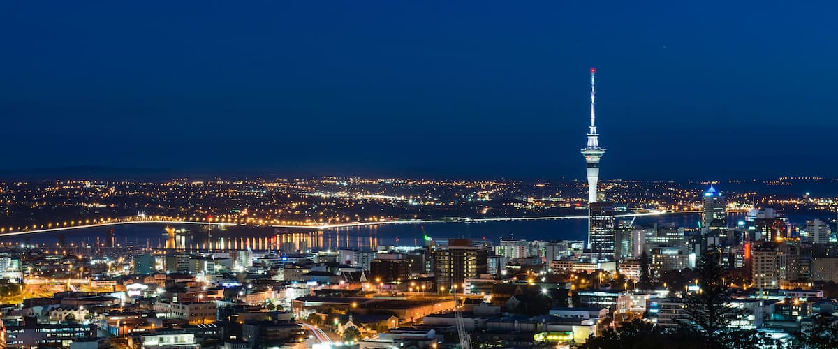 Blue Hour from Mount Eden