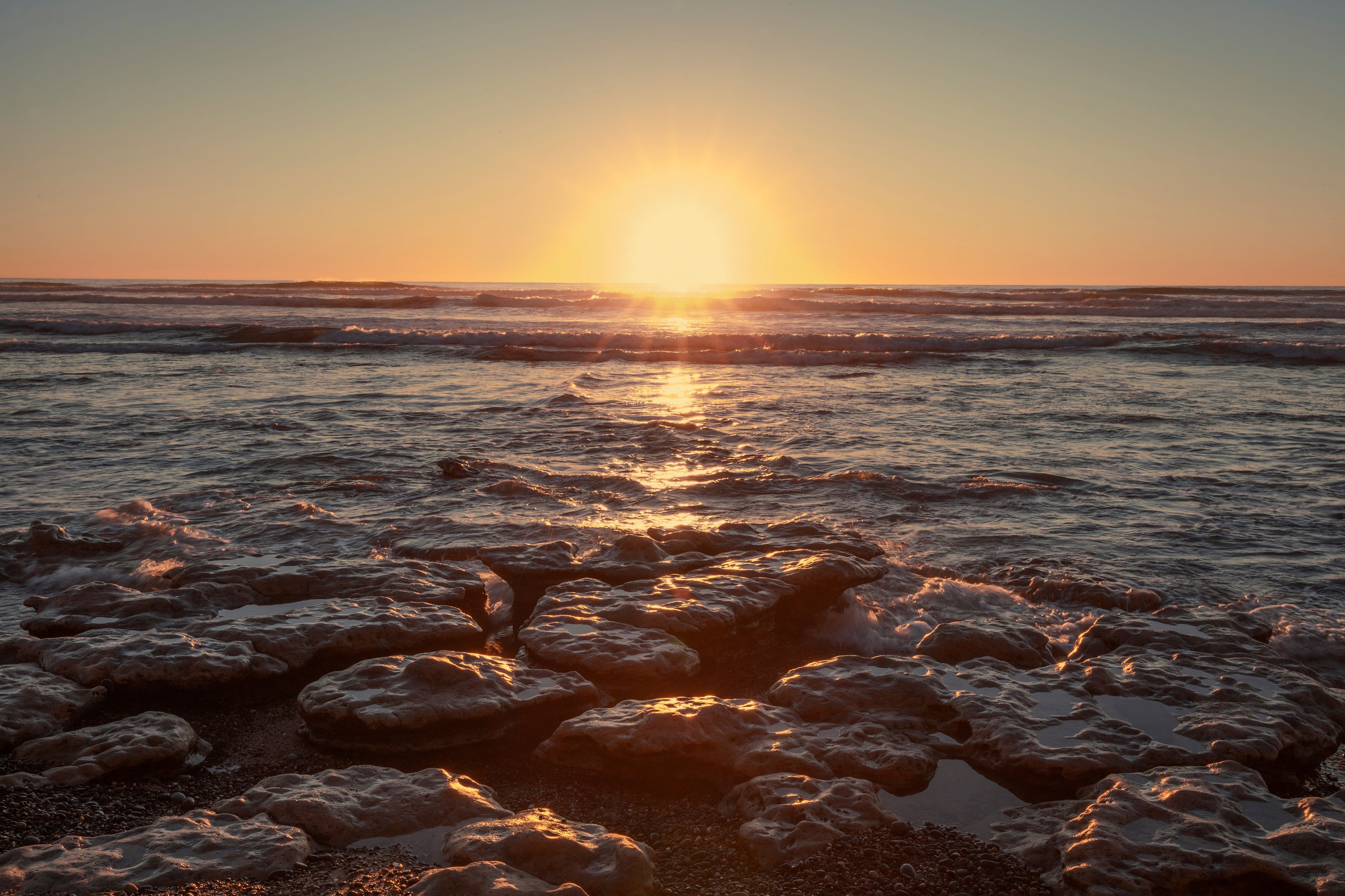 Sunset at San Elijo Etate Beach