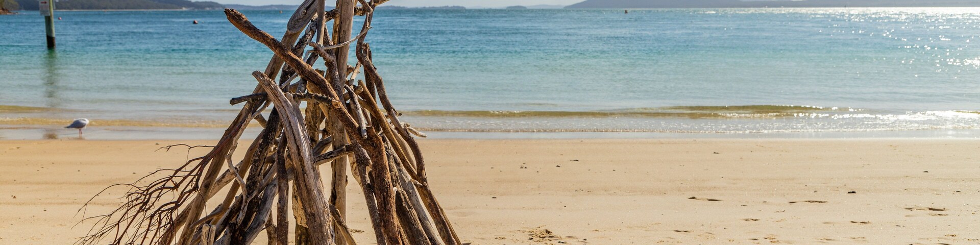 Little Beach showing a beach, general coastal views and a sunset