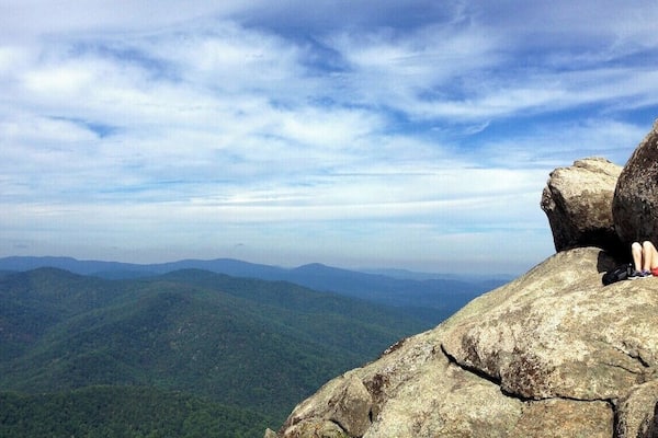 Old Rag is one of the most popular hikes in the Shenandoah #NationalPark. The rock scramble makes for a very fun hike that leads to fantastic views of the Blue Ridge Mountains. Perfect in autumn when the leaves change colors, but of course it gets crowded on good-weather weekends.
