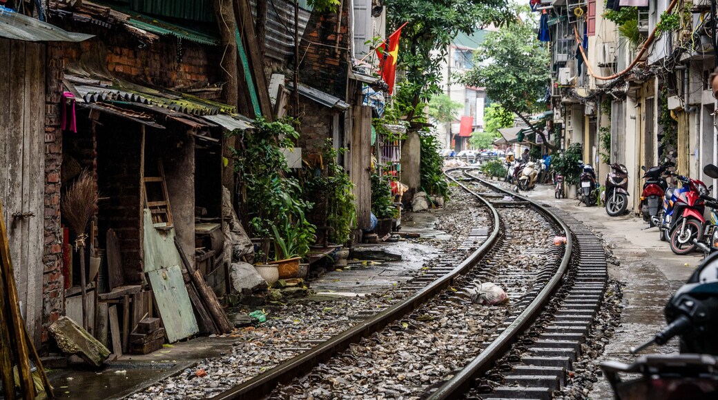 Train Street Hanoi Vietnam