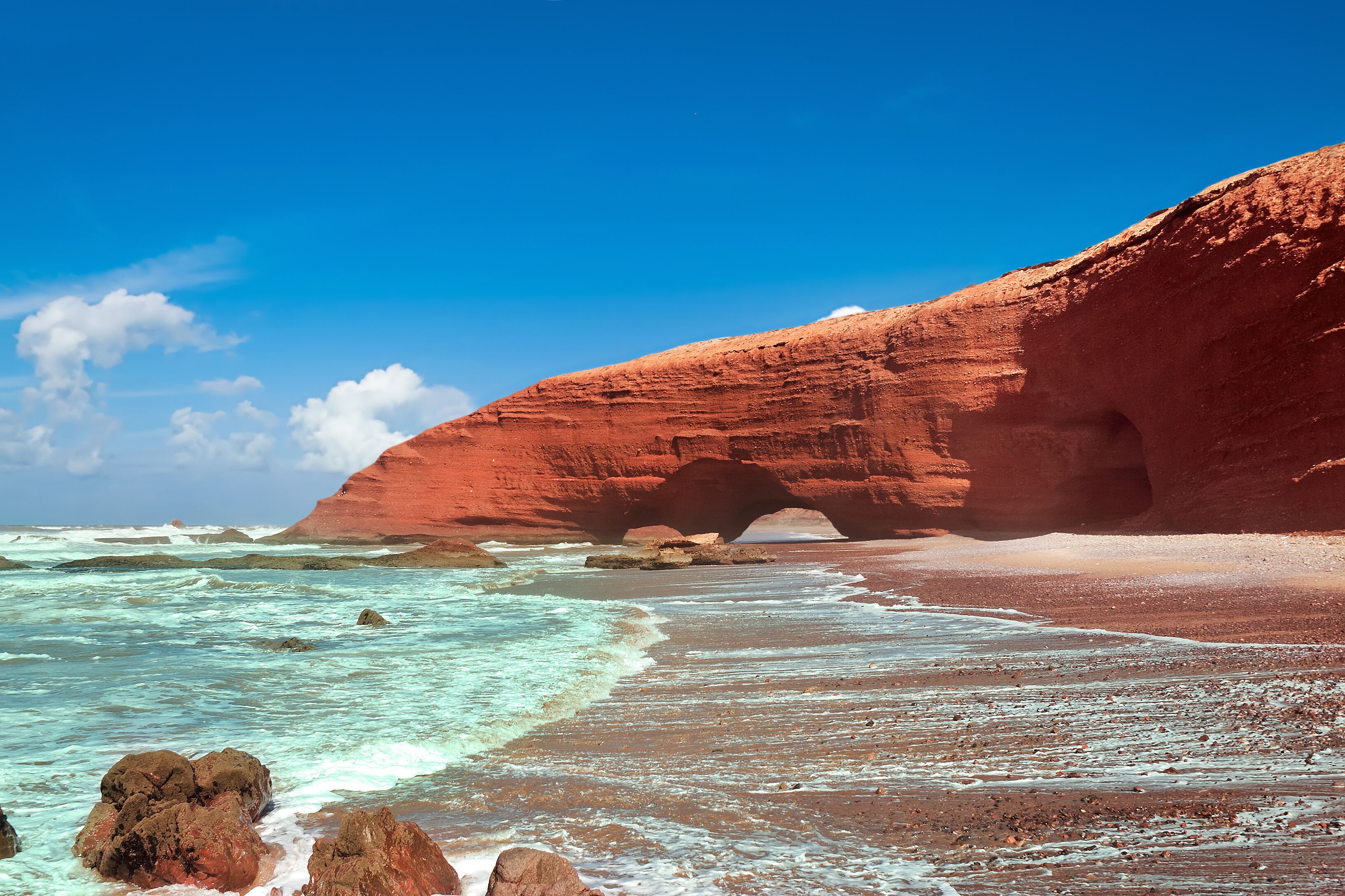 Legzira beach, Sidi Ifni, Souss-Massa-Draa, Morocco