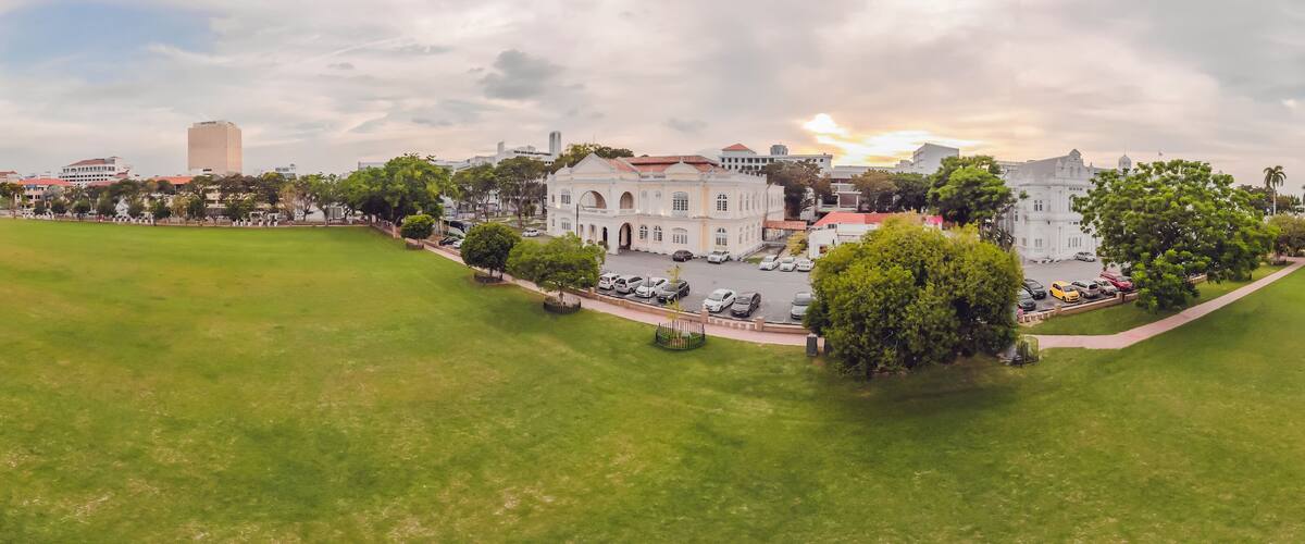 Padang Kota Lama or simply called The Padang, is the parade ground and playing field created by the British colonials in the civic district of George Town