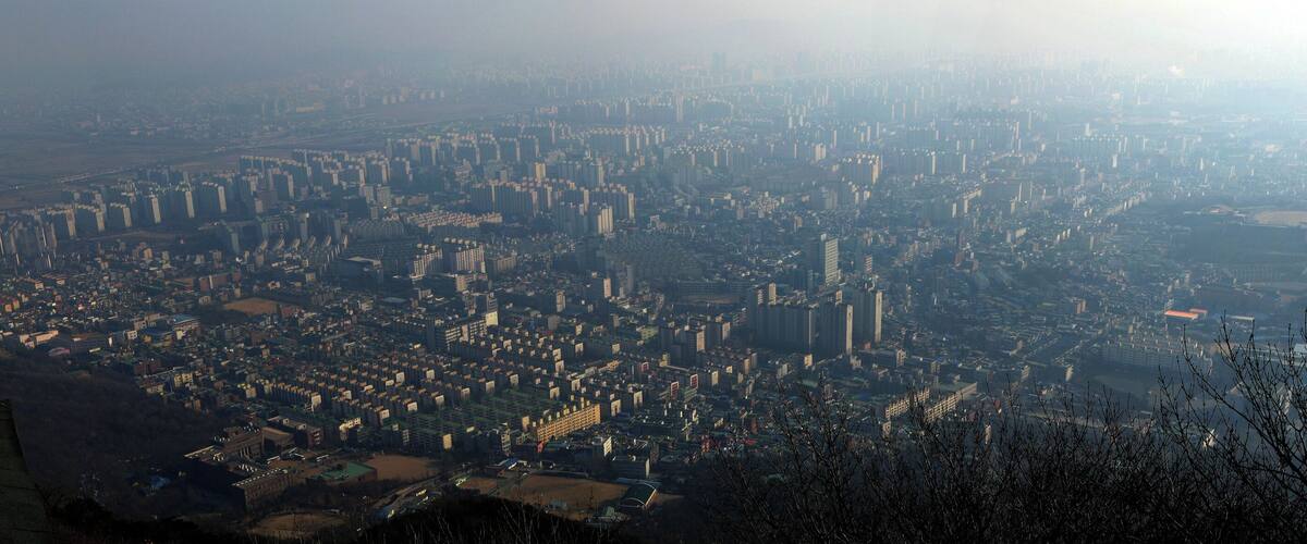 Panoramic View of Gyeyang-gu, Incheon