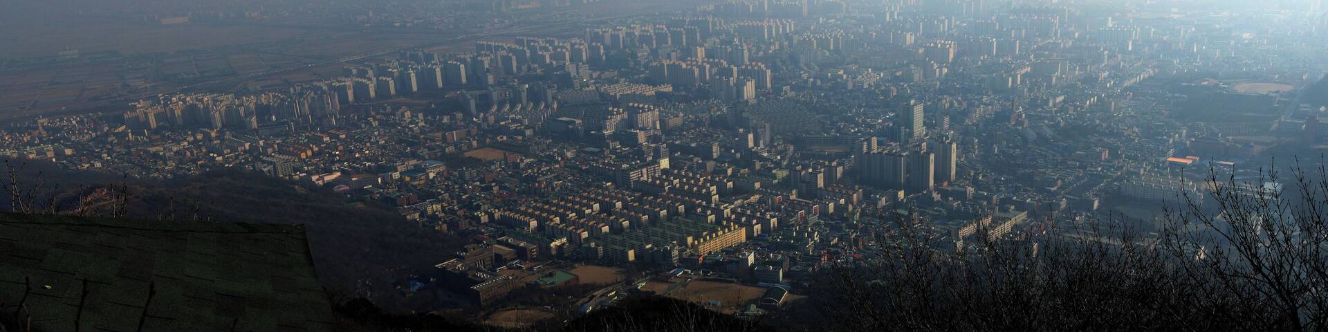 Panoramic View of Gyeyang-gu, Incheon