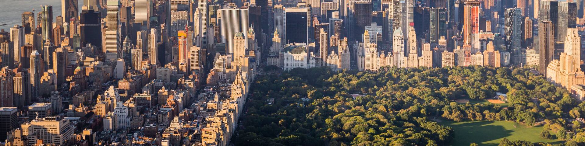 Central Park New York City Manhattan Aerial