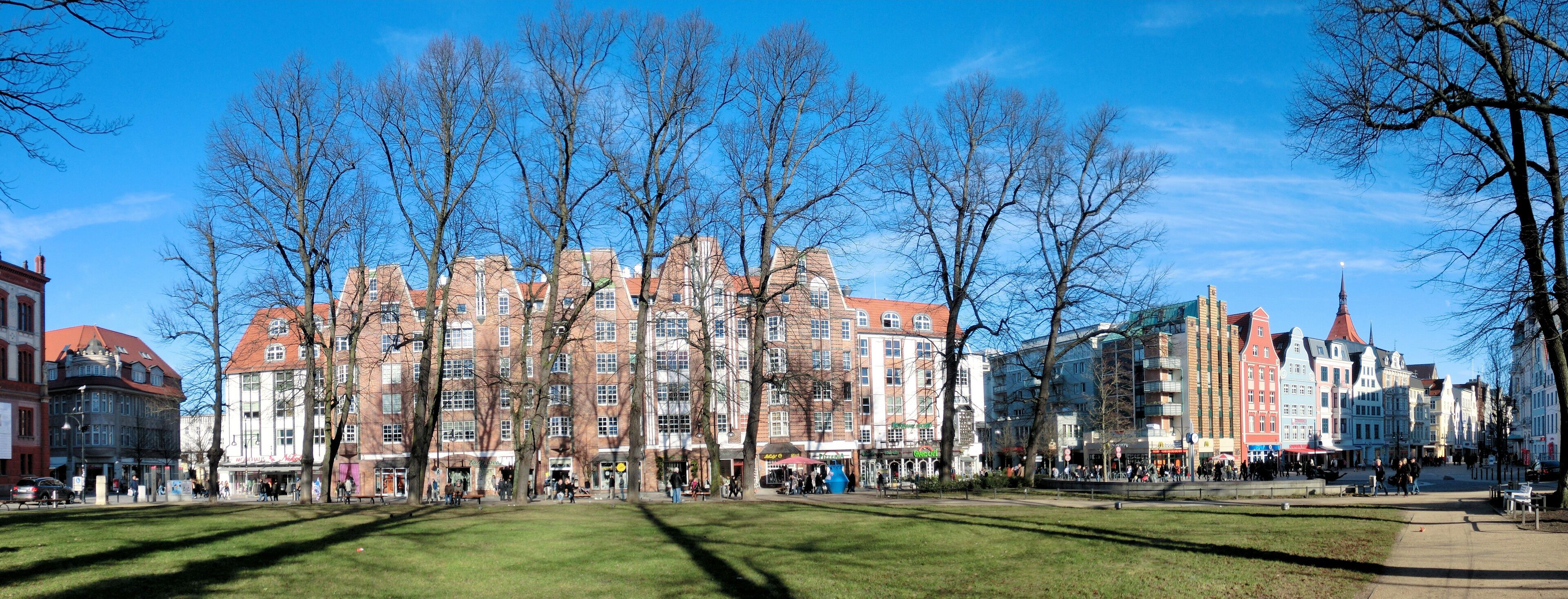 Universitätsplatz in Rostock