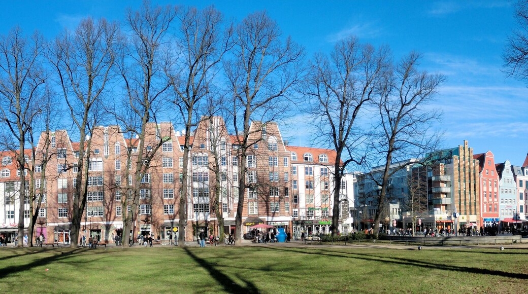 Universitätsplatz in Rostock