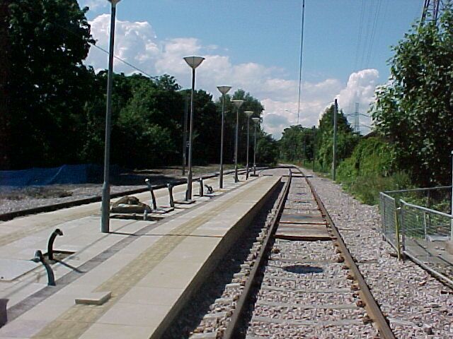 Phipps Bridge Tram Stop - under construction