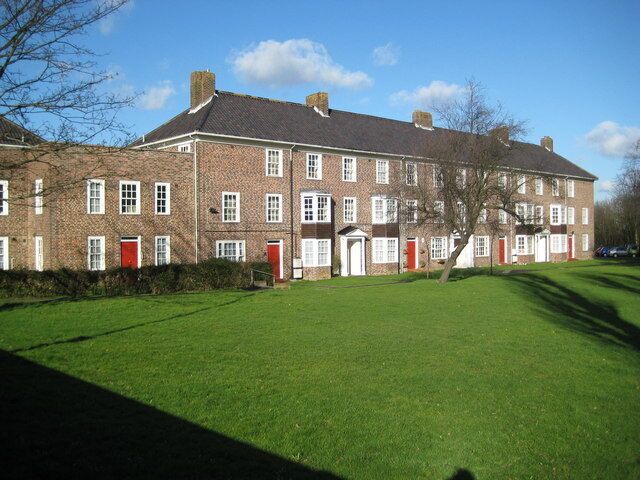 Morden: Haig Homes, Douglas Square, Green Lane Haig Homes provides rental housing for ex-Service people, and was established as a Charitable Trust in 1929 as a memorial to Field Marshal Earl Haig in recognition of his work to highlight and solve many problems facing ex-Service people and their families. He was particularly concerned with the plight of those disabled during their service in theatres of War and the difficulties created by this in their civilian lives. Haig Homes has over 1,300 houses, flats, maisonettes and bungalows throughout the UK, but this site at Morden is their largest with over 270 properties http://www.haighomes.org.uk/home.htm