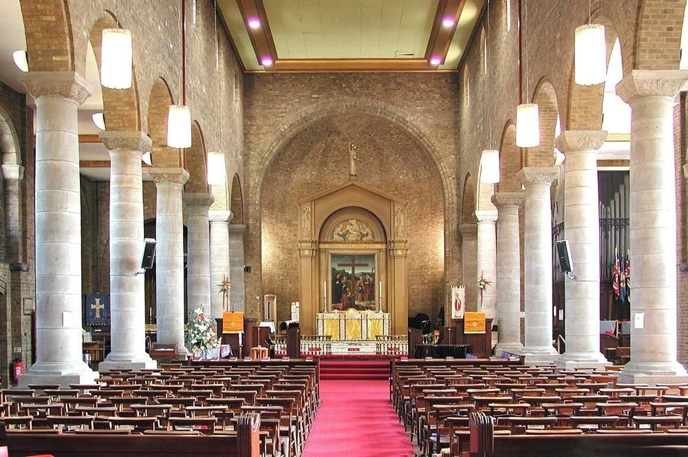 St Anselm, Uppingham Avenue, Belmont - East end