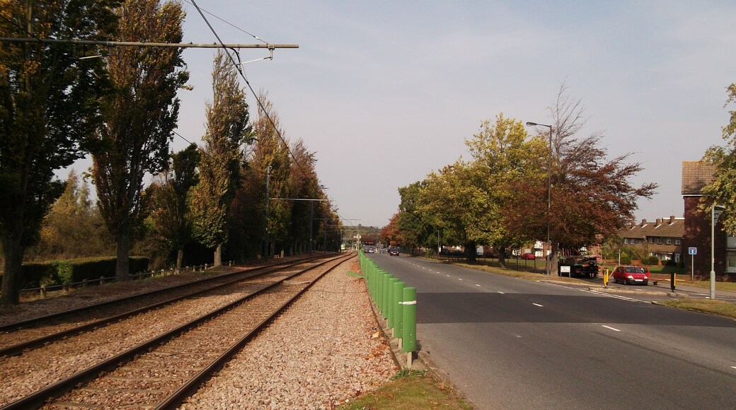 Tramway beside Lodge Lane