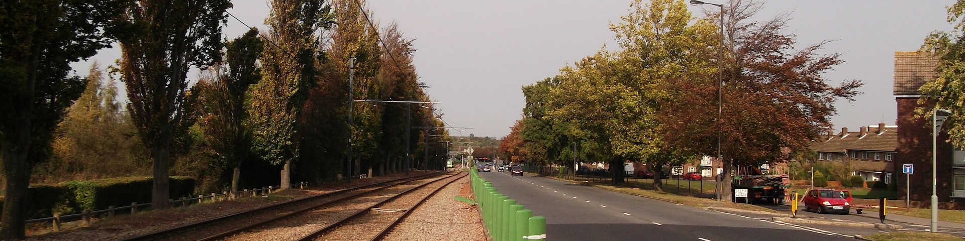 Tramway beside Lodge Lane