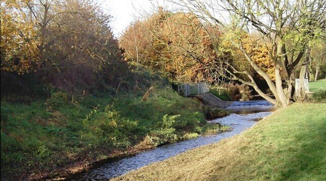 Ingrebourne River south of Upminster The Ingrebourne rises near Brentwood and enters the Thames at Rainham having provided a rural corridor between the London suburbs of Emerson Park, Cranham, Upminster and Hornchurch en route. Taken from the London Loop footpath.