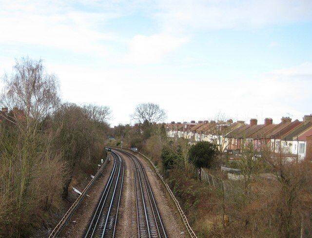 Piccadilly Line in Sudbury (2) This line to South Harrow was opened in 1903 and extended to Uxbridge in 1910, and was originally operated by the Metropolitan District Railway, responsibility only passing to the Piccadilly Line in 1932. This view was taken from The Rise road bridge looking towards Sudbury Hill station which is just around the corner. The houses on the right are on Maybank Avenue. The housing estates came after the railway was built and an early road map showing the surrounding roads but not the houses shows Maybank Avenue as Rosebank Avenue. Only about 100 metres away from the railway here, and on the far side of Maybank Avenue, is another parallel railway, the former Great Central Railway's line to High Wycombe from Marylebone, now operated by Network Rail.